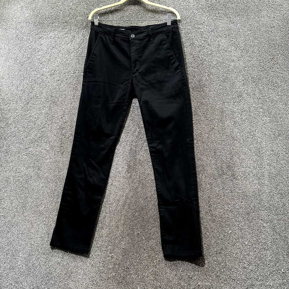 AG Adriano Goldschmied Trouser Pants Men 31 Black MARSHALL Slim Straight